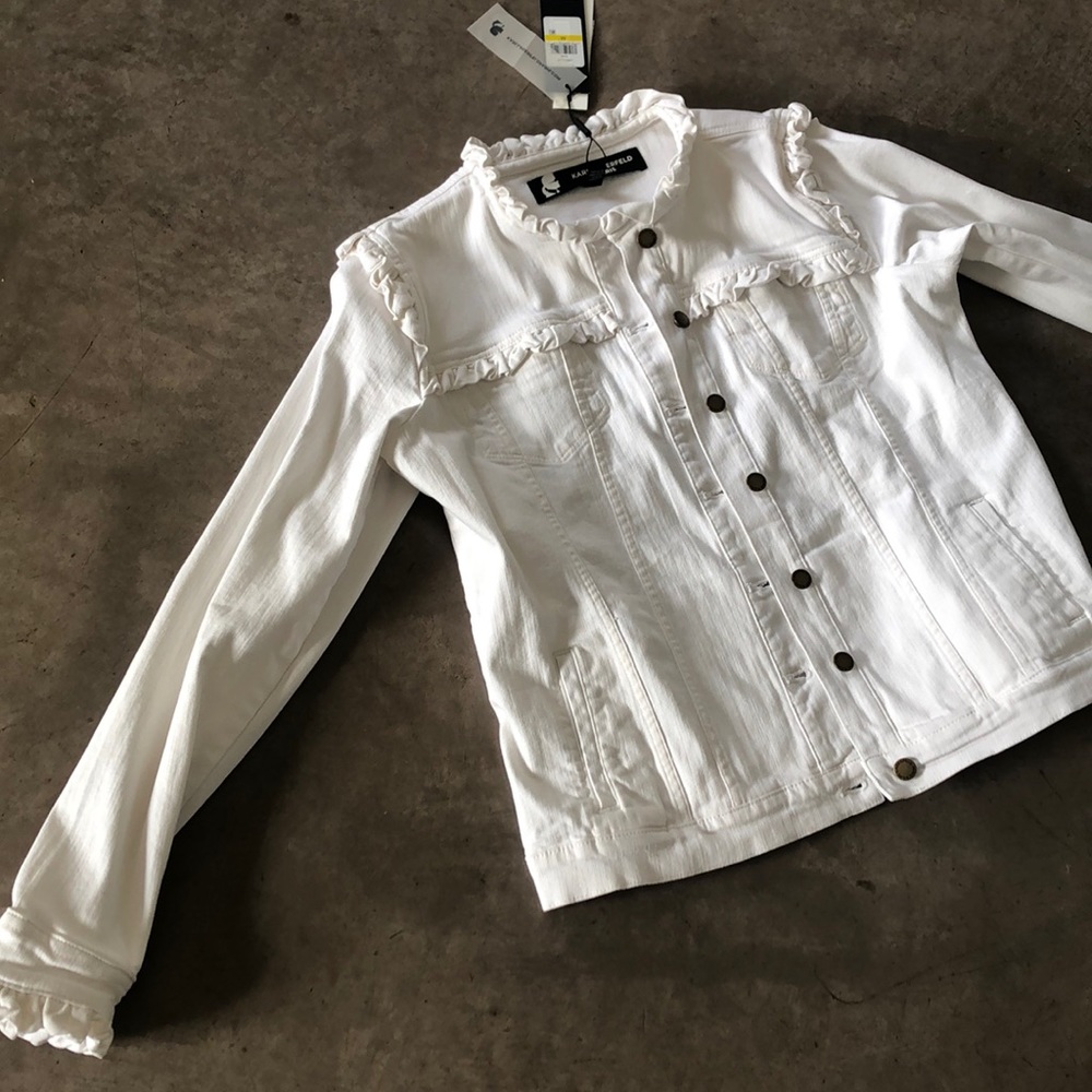 Karl Lagerfeld Tall Denim Jacket